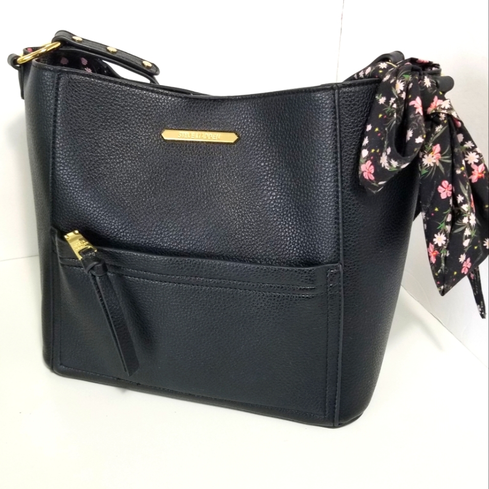 Steve Madden Black Shoulder Cross Body Handbag